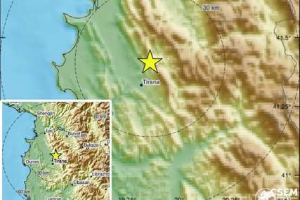 Treslo i u Albaniji: Epicentar 14 kilometara od Tirane