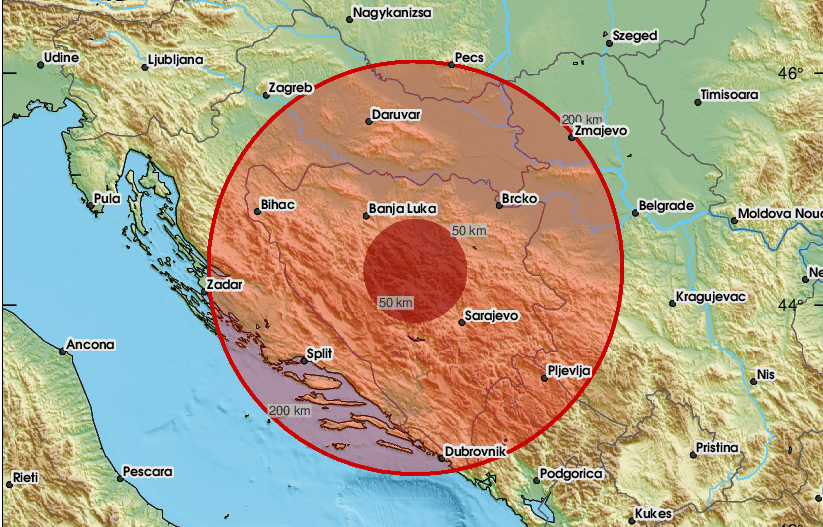 TRESLO SE TLO U BANJALUCI Dva zemljotresa pogodila ove krajeve