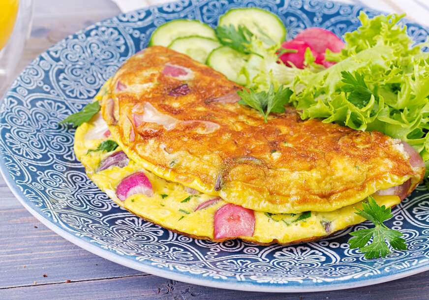 Omlet na tanjiru